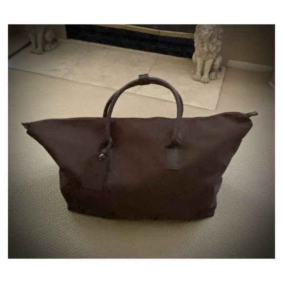 Paco Rabanne Handbags - Paco Rabanne Large Canvas Tote with Leather Detail